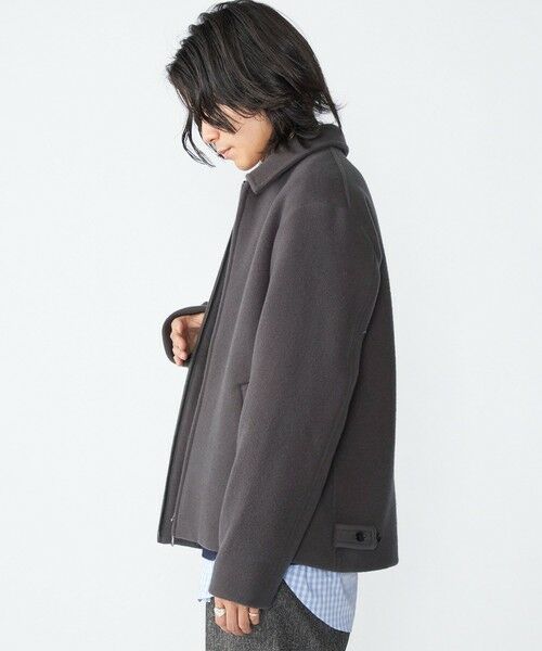 SHIPS / シップス その他アウター | SHIPS: メルトン ジップ ブルゾン | 詳細8