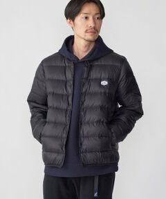 SHIPS / シップス ダウンジャケット・ベスト | 【WEB限定/SHIPS別注】TAION: ロゴワッペン ナイロン クルーネック インナーダウン カーディガン