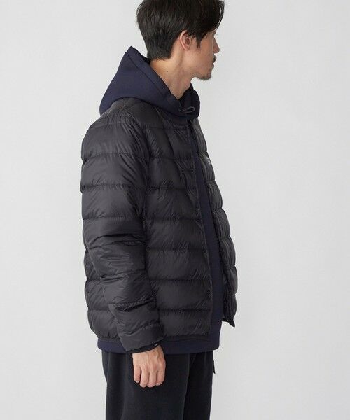 SHIPS / シップス ダウンジャケット・ベスト | 【WEB限定/SHIPS別注】TAION: ロゴワッペン ナイロン クルーネック インナーダウン カーディガン | 詳細14