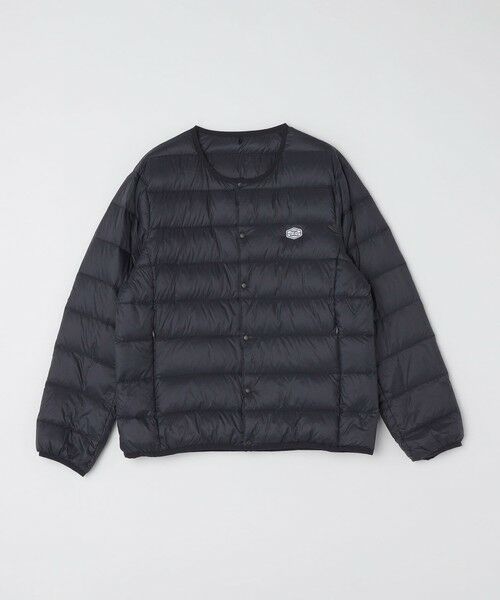 SHIPS / シップス ダウンジャケット・ベスト | 【WEB限定/SHIPS別注】TAION: ロゴワッペン ナイロン クルーネック インナーダウン カーディガン | 詳細19