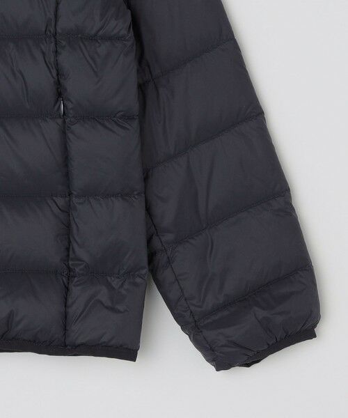 SHIPS / シップス ダウンジャケット・ベスト | 【WEB限定/SHIPS別注】TAION: ロゴワッペン ナイロン クルーネック インナーダウン カーディガン | 詳細21