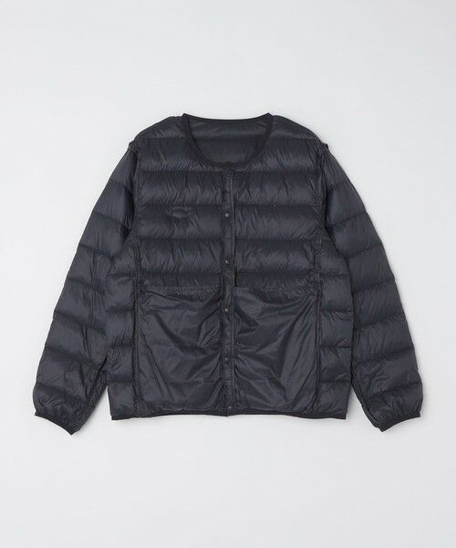 SHIPS / シップス ダウンジャケット・ベスト | 【WEB限定/SHIPS別注】TAION: ロゴワッペン ナイロン クルーネック インナーダウン カーディガン | 詳細29