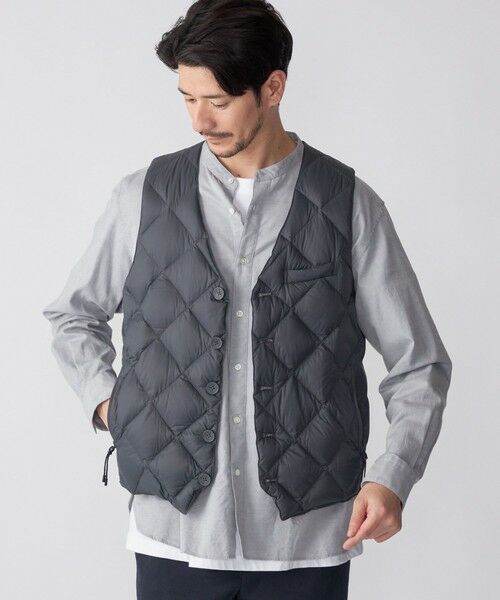 SHIPS / シップス ダウンジャケット・ベスト | 【WEB限定/SHIPS別注】TAION:〈手洗い可能〉パッカブル インナーダウン ジレ (ベスト) | 詳細4