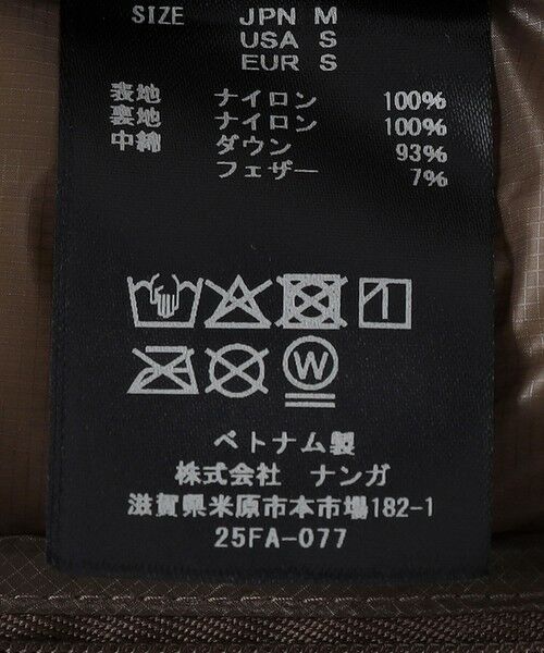 SHIPS / シップス ダウンジャケット・ベスト | NANGA: MOUNTAIN LODGE DOWN CREW | 詳細12