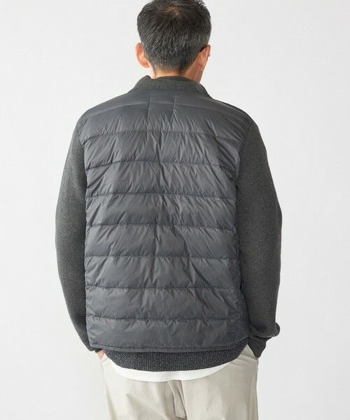 SHIPS / シップス ダウンジャケット・ベスト | 【WEB限定/SHIPS別注】TAION:〈手洗い可能〉ハイネック ダブルジップ ニットスリーブダウンジャケット | 詳細10