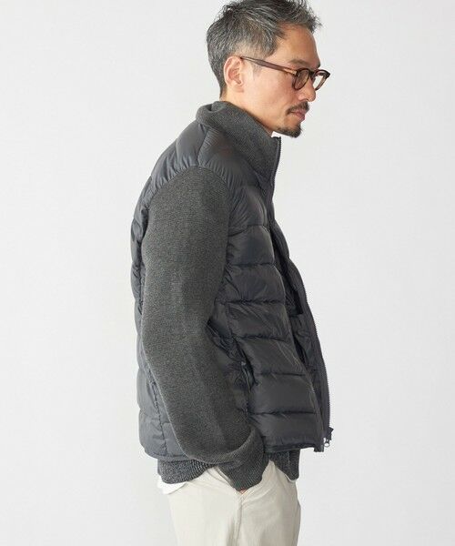 SHIPS / シップス ダウンジャケット・ベスト | 【WEB限定/SHIPS別注】TAION:〈手洗い可能〉ハイネック ダブルジップ ニットスリーブダウンジャケット | 詳細11