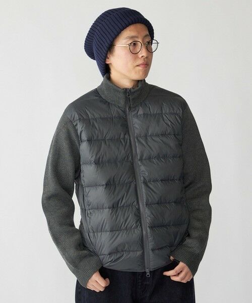 SHIPS / シップス ダウンジャケット・ベスト | 【WEB限定/SHIPS別注】TAION:〈手洗い可能〉ハイネック ダブルジップ ニットスリーブダウンジャケット | 詳細13