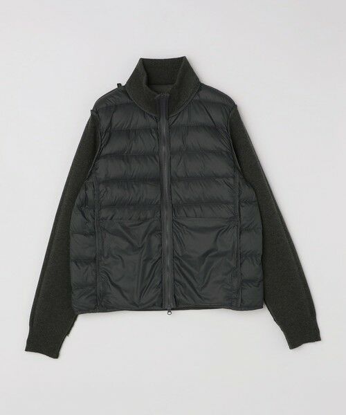 SHIPS / シップス ダウンジャケット・ベスト | 【WEB限定/SHIPS別注】TAION:〈手洗い可能〉ハイネック ダブルジップ ニットスリーブダウンジャケット | 詳細18