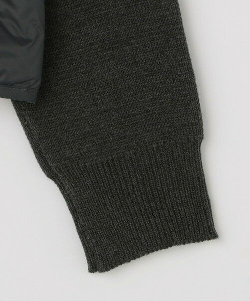 SHIPS / シップス ダウンジャケット・ベスト | 【WEB限定/SHIPS別注】TAION:〈手洗い可能〉ハイネック ダブルジップ ニットスリーブダウンジャケット | 詳細22