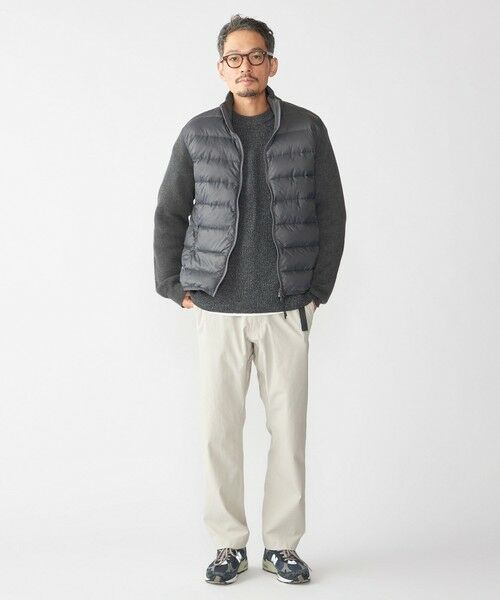 SHIPS / シップス ダウンジャケット・ベスト | 【WEB限定/SHIPS別注】TAION:〈手洗い可能〉ハイネック ダブルジップ ニットスリーブダウンジャケット | 詳細3