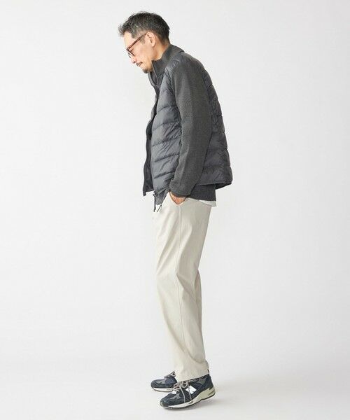 SHIPS / シップス ダウンジャケット・ベスト | 【WEB限定/SHIPS別注】TAION:〈手洗い可能〉ハイネック ダブルジップ ニットスリーブダウンジャケット | 詳細4