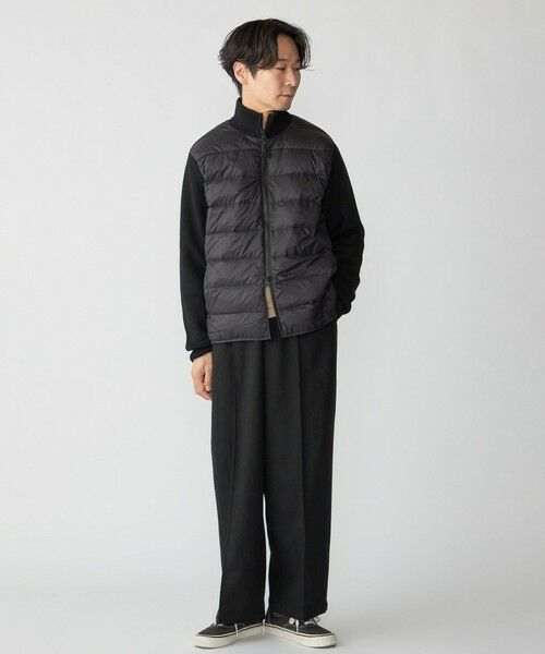 SHIPS / シップス ダウンジャケット・ベスト | 【WEB限定/SHIPS別注】TAION:〈手洗い可能〉ハイネック ダブルジップ ニットスリーブダウンジャケット | 詳細27