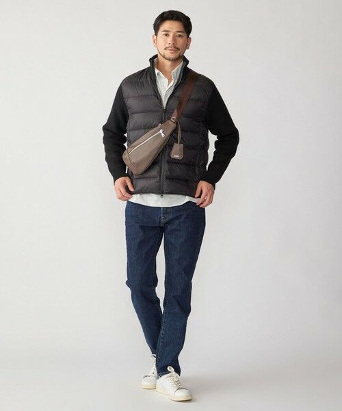 SHIPS / シップス ダウンジャケット・ベスト | 【WEB限定/SHIPS別注】TAION:〈手洗い可能〉ハイネック ダブルジップ ニットスリーブダウンジャケット | 詳細28