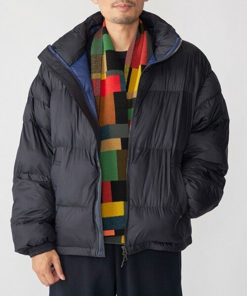 SHIPS / シップス ダウンジャケット・ベスト | SHIPS: 〈手洗い可能〉ライトナイロン パデッド スタンド ブルゾン(ネイビー)