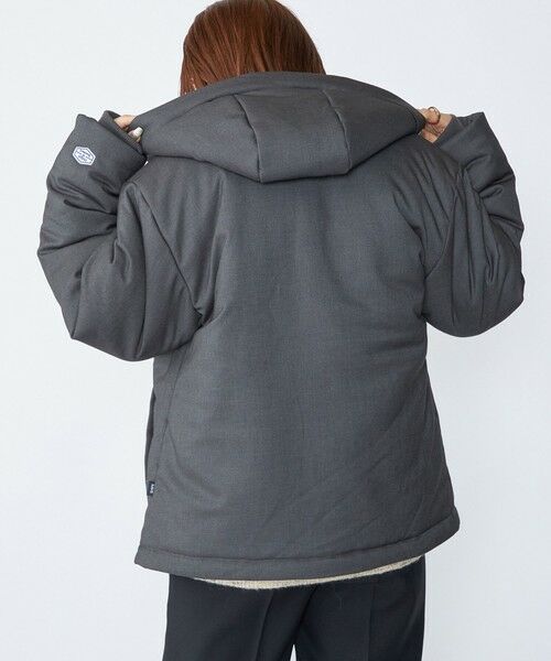 SHIPS / シップス ダウンジャケット・ベスト | 【WEB限定】SHIPS: 中綿 ウールブレンド パデッド フード ジャケット | 詳細11