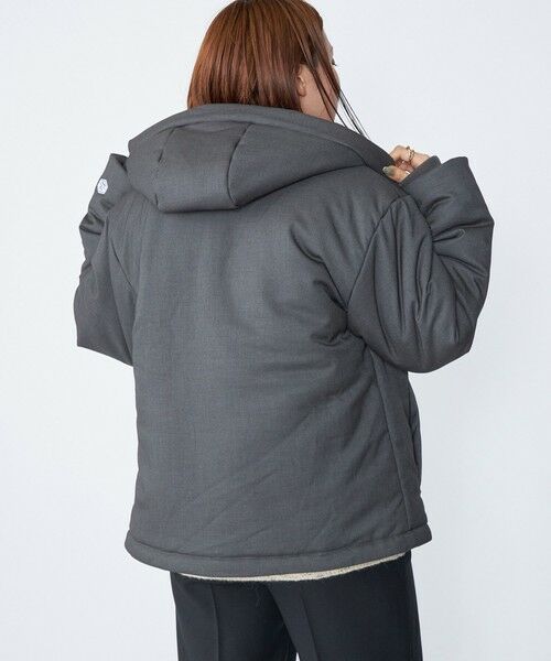 SHIPS / シップス ダウンジャケット・ベスト | 【WEB限定】SHIPS: 中綿 ウールブレンド パデッド フード ジャケット | 詳細12