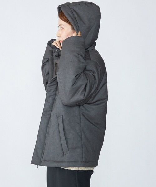 SHIPS / シップス ダウンジャケット・ベスト | 【WEB限定】SHIPS: 中綿 ウールブレンド パデッド フード ジャケット | 詳細14