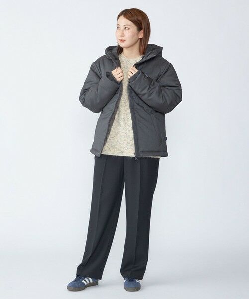 SHIPS / シップス ダウンジャケット・ベスト | 【WEB限定】SHIPS: 中綿 ウールブレンド パデッド フード ジャケット | 詳細1