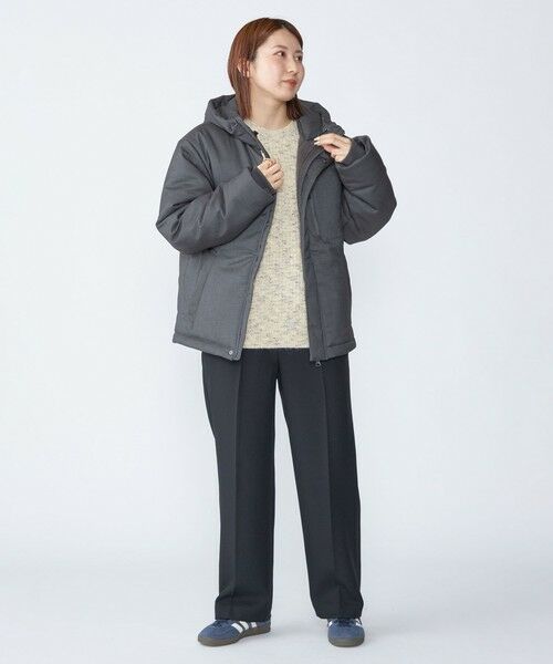 SHIPS / シップス ダウンジャケット・ベスト | 【WEB限定】SHIPS: 中綿 ウールブレンド パデッド フード ジャケット | 詳細2