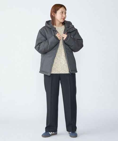 SHIPS / シップス ダウンジャケット・ベスト | 【WEB限定】SHIPS: 中綿 ウールブレンド パデッド フード ジャケット | 詳細3