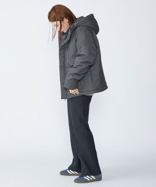 SHIPS / シップス ダウンジャケット・ベスト | 【WEB限定】SHIPS: 中綿 ウールブレンド パデッド フード ジャケット | 詳細4