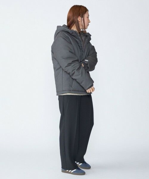 SHIPS / シップス ダウンジャケット・ベスト | 【WEB限定】SHIPS: 中綿 ウールブレンド パデッド フード ジャケット | 詳細6