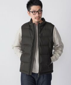 SHIPS / シップス ダウンジャケット・ベスト | SHIPS: ウールファブリック ダウン ベスト