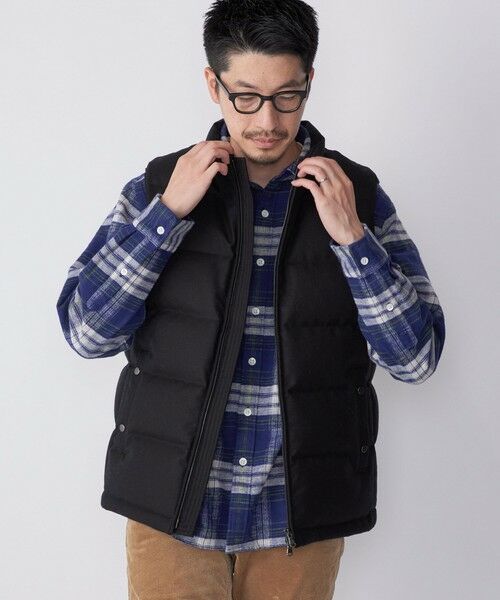 SHIPS / シップス ダウンジャケット・ベスト | SHIPS: ウールファブリック ダウン ベスト | 詳細2