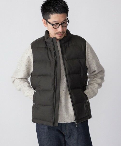 SHIPS / シップス ダウンジャケット・ベスト | SHIPS: ウールファブリック ダウン ベスト | 詳細6