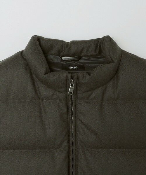 SHIPS / シップス ダウンジャケット・ベスト | SHIPS: ウールファブリック ダウン ベスト | 詳細17