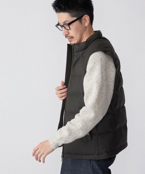 SHIPS / シップス ダウンジャケット・ベスト | SHIPS: ウールファブリック ダウン ベスト | 詳細7