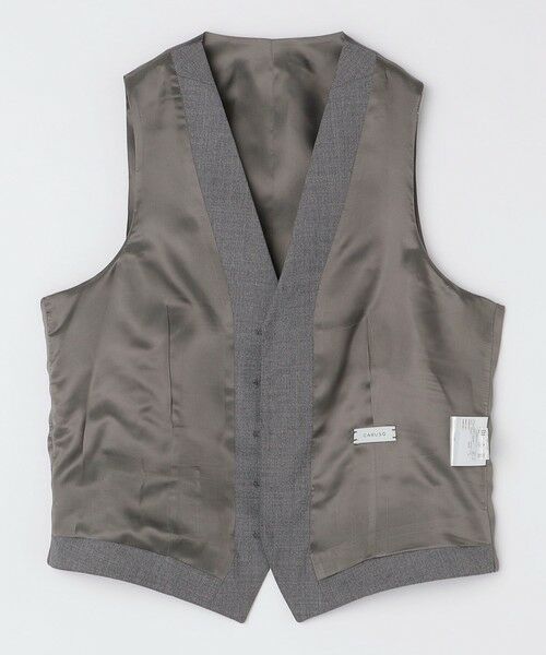 SHIPS / シップス ダウンジャケット・ベスト | 【SHIPS別注】CARUSO: トロピカルウール ラペルドベスト | 詳細2