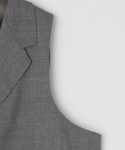 SHIPS / シップス ダウンジャケット・ベスト | 【SHIPS別注】CARUSO: トロピカルウール ラペルドベスト | 詳細5