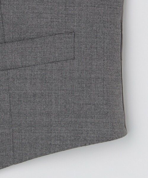 SHIPS / シップス ダウンジャケット・ベスト | 【SHIPS別注】CARUSO: トロピカルウール ラペルドベスト | 詳細6