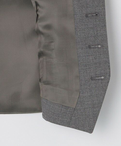 SHIPS / シップス ダウンジャケット・ベスト | 【SHIPS別注】CARUSO: トロピカルウール ラペルドベスト | 詳細7