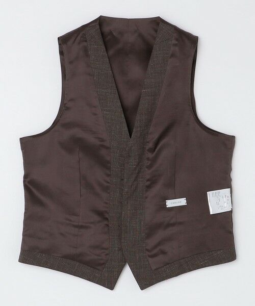 SHIPS / シップス セットアップ | 【SHIPS別注】CARUSO: ピンヘッド ラペルド ベスト | 詳細2