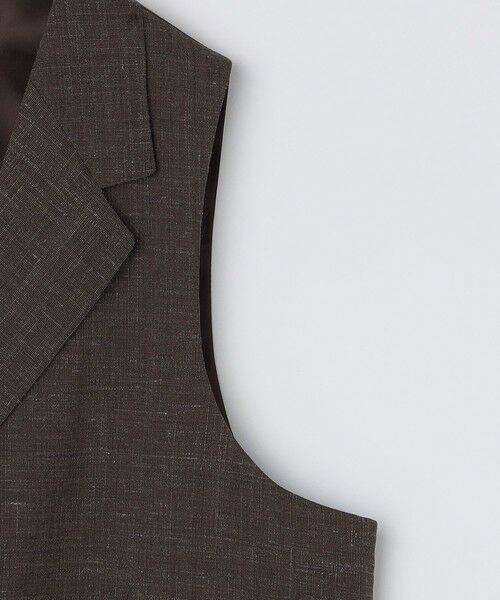 SHIPS / シップス セットアップ | 【SHIPS別注】CARUSO: ピンヘッド ラペルド ベスト | 詳細5