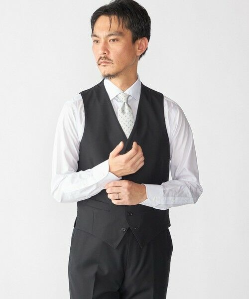 SHIPS / シップス ダウンジャケット・ベスト | SHIPS: 御幸毛織 ファブリック FOUR SEASONS ソリッド ベスト | 詳細1