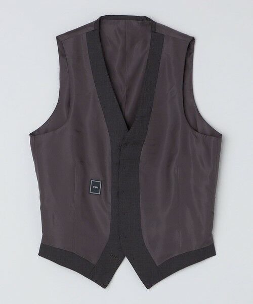 SHIPS / シップス ダウンジャケット・ベスト | SHIPS: 御幸毛織 ファブリック FOUR SEASONS シャークスキン ベスト | 詳細2