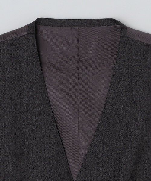 SHIPS / シップス ダウンジャケット・ベスト | SHIPS: 御幸毛織 ファブリック FOUR SEASONS シャークスキン ベスト | 詳細4