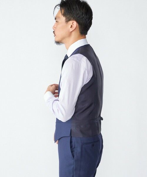 SHIPS / シップス ダウンジャケット・ベスト | SHIPS: 御幸毛織 ファブリック FOUR SEASONS シャークスキン ベスト | 詳細10