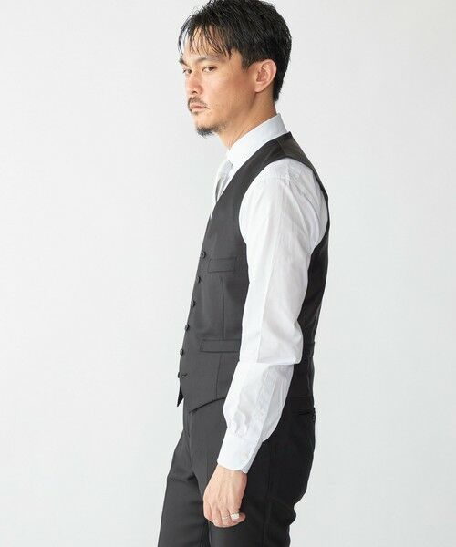 SHIPS / シップス ダウンジャケット・ベスト | SHIPS: LORO PIANA FABRIC オーストラリス 無地 ベスト | 詳細9