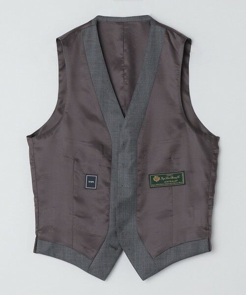 SHIPS / シップス ダウンジャケット・ベスト | SHIPS: LORO PIANA FABRIC オーストラリス シャークスキン ベスト | 詳細10