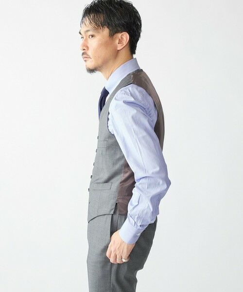 SHIPS / シップス ダウンジャケット・ベスト | SHIPS: LORO PIANA FABRIC オーストラリス シャークスキン ベスト | 詳細2