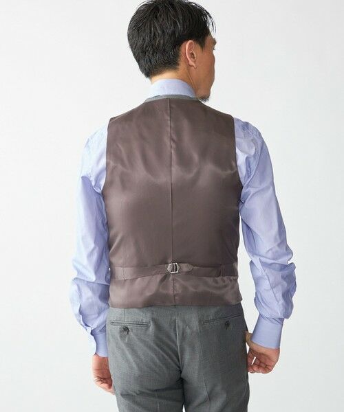 SHIPS / シップス ダウンジャケット・ベスト | SHIPS: LORO PIANA FABRIC オーストラリス シャークスキン ベスト | 詳細3