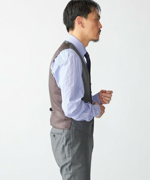 SHIPS / シップス ダウンジャケット・ベスト | SHIPS: LORO PIANA FABRIC オーストラリス シャークスキン ベスト | 詳細4