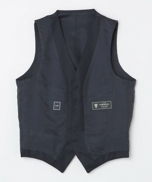 SHIPS / シップス ダウンジャケット・ベスト | SHIPS: ラグジュアリー ドーメル 無地 ジレ ベスト | 詳細4