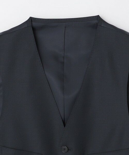 SHIPS / シップス ダウンジャケット・ベスト | SHIPS: ラグジュアリー ドーメル 無地 ジレ ベスト | 詳細6