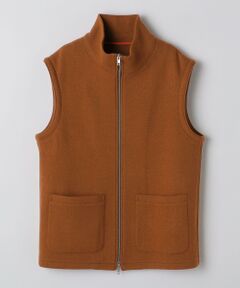 SHIPS / シップス ダウンジャケット・ベスト | BATEAUX DE SHIPS: ボイルドウール ジップ ベスト