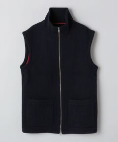 SHIPS / シップス ダウンジャケット・ベスト | BATEAUX DE SHIPS: ボイルドウール ジップ ベスト